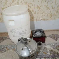 دیزی . اجاق گاز . دبه