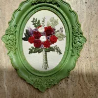 دیوارکوب گلدوزی