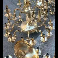 معامله لوسترهای آب طلا برنجی کیلویی1100
