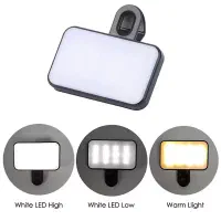 چراغ نورپردازی شارژی موبایل و لپ تاپ مدل کلیپسی|لوازم جانبی موبایل و تبلت|مشهد, شهید بهشتی|دیوار