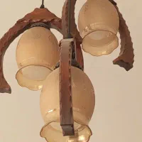 لوستر چوبی سالم