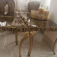 مبل سلطنتی 9 نفره همراه با جلو مبلی ست مبل|مبلمان خانگی و میز عسلی|بانه, |دیوار