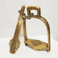 رکاب اسب برنجی درباری سنگین قدیمی