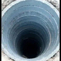 حفره چاه آبی و فاضلاب
