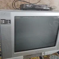 تلویزیون ۲۱اینچ کاملا سالم همراه با دستگاه دیجیتال|تلویزیون و پروژکتور|لولمان, |دیوار