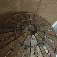 لوستر طرح چوب دو عدد|لوستر و چراغ آویز|شیراز, شهرک سراج|دیوار