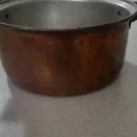 قابلمه مسی .قدیمی و سنگین ..و بدون در