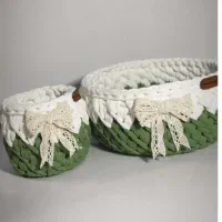 بافت انواع سبد های تریکو،کریر تریکو عمده تک سفارشی