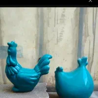 مجسمه فانتزی مرغ و خروس
