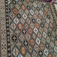 گلیم فرش خوش طرح  در حد نو شش متری