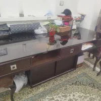 میز ناهار خوری به ابعاد 90در195 به همراه شش صندلی|میز و صندلی غذاخوری|تهران, نظام‌آباد|دیوار
