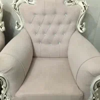 مبل گلبهی ۷ نفره|مبلمان خانگی و میز عسلی|قم, یزدان‌شهر|دیوار