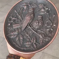 بشقاب مسی قلم
