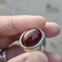 انگشتر عقیق باباقوری نقره