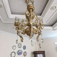 لوستر برنز فرشته ای|لوستر و چراغ آویز|مشهد, آبکوه|دیوار