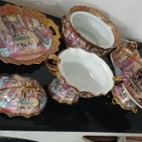 ست دکوری خوشرنگ چینی اصل مارک