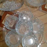 ظروف انار خوری با سینی  همش ۴۰۰ هزار