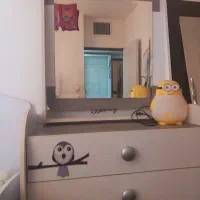 تخت خواب بدون تشک و میز توالت نوجوان و جوان|تخت و سرویس خواب|اصفهان, بهارستان|دیوار