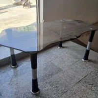 میز عسلی شیشه ای