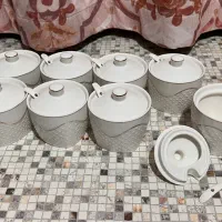 سرویس ۸ تایی جا ادویه‌ای سرامیکی