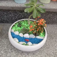 گلدان طرح باغچه