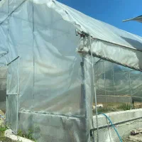 سازه گلخونه ۱۰۰ متری ۱۰×۱۰ لوله گالوانیزه نو