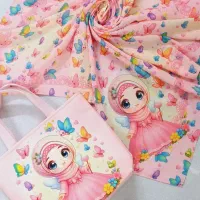 ست روسری و کیف دخترانه