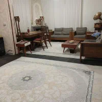 یک جفت فرش ۹ متری ۱۲۰۰ شانه ستاره فروزان کاشان