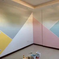 نقاشی و طرح کاغذ دیواری|خدمات پیشه و مهارت|سلماس, |دیوار