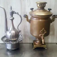 آفتابه لگن مسی وخاویارخوری