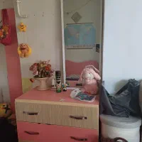تخت یک نفره ام دی اف  و دراور کاملا سالم دست ساز|تخت و سرویس خواب|کرج, شهرک فهمیده|دیوار