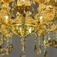 لوستر برنزی جدید طرح پانیذ|لوستر و چراغ آویز|اردبیل, |دیوار