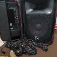 دوعدد بانداکتیوEVا15ینچ1000وات کابل کاور پایه