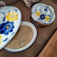 ظروف گل پنبه نو سوپ خوری ۲، بستنی و نمکدان|ظروف سرو و پذیرایی|رشت, کوی عرفان|دیوار