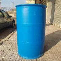 بشکه پلاستیکی دویست و بیست لیتری با درب دو پیچ|ظروف نگهدارنده، پلاستیکی، یک‌بارمصرف|قزوین, |دیوار