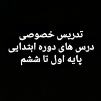 معلم خصوصی ابتدایی