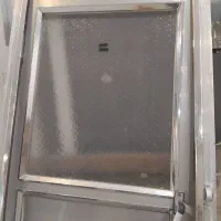 یک عدد درب المینیومی جنس قدیمی سالم وزن سنگین|مصالح و تجهیزات ساختمان|مشهد, فاطمیه|دیوار