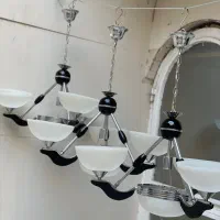 لوستر حبابی ۴شعله