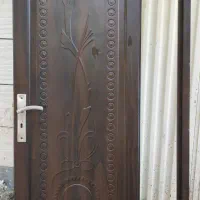 درب چوبی با چارچوب فلزی|مصالح و تجهیزات ساختمان|خوی, |دیوار