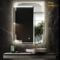 آینه مستطیل بک لایت روشویی