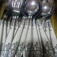 قاشق و چنگال یونیک اصل 4دست کامل 24تایی