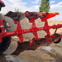 گاوآهن سه خیش دوطرفه با چرخ لاستیکی|ماشینآلات صنعتی|دیواندره, |دیوار