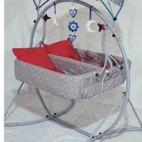 گهواره دوقلو فلزی و دوتا روروئک سالم