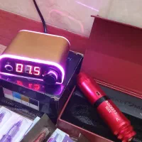 دستگاه تتو همراه لوازم|آرایشی، بهداشتی، درمانی|قائمشهر, |دیوار