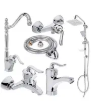 شیرآلات قاجاری کروم سنگین و باکیفیت مطابق عکس۸/۶۰۰