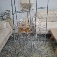 دوعدد پایه قابلمه استیل درجه یک|آب‌چکان و نظم‌دهنده ظروف|مشهد, فاطمیه|دیوار