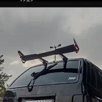 بال عقب و منبع اگزوز