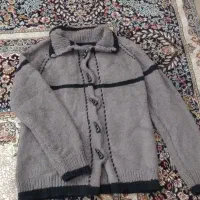 ژاکت دست بافت نخ ترک نو