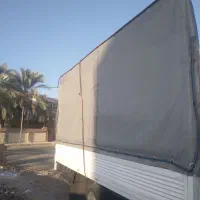کامیونت مسقف چادری برای حمل اثاث وخشک باروتربار|خدمات حمل و نقل|بم, |دیوار