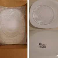 بشقاب غذاخوری ویژه ۶عدد بعلاوه ۶بشقاب پذیرایی.